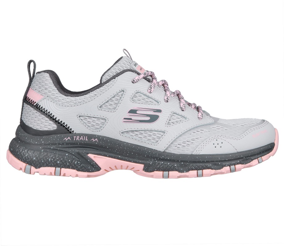 Hillcrest Pure Escapade Gray Pink Skechers