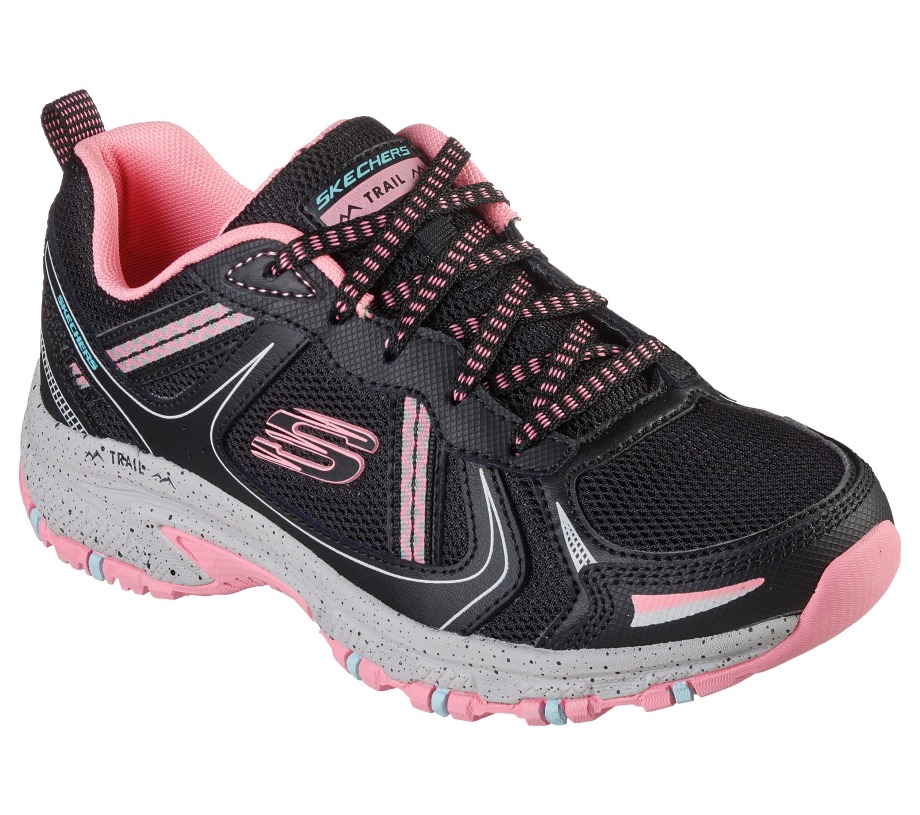 Hillcrest Vast Adventure Black Hot Pink Skechers