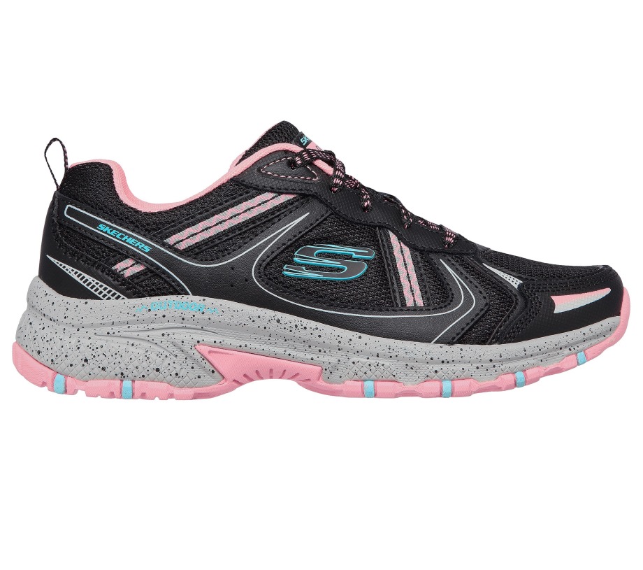 Hillcrest Vast Adventure Black Hot Pink Skechers