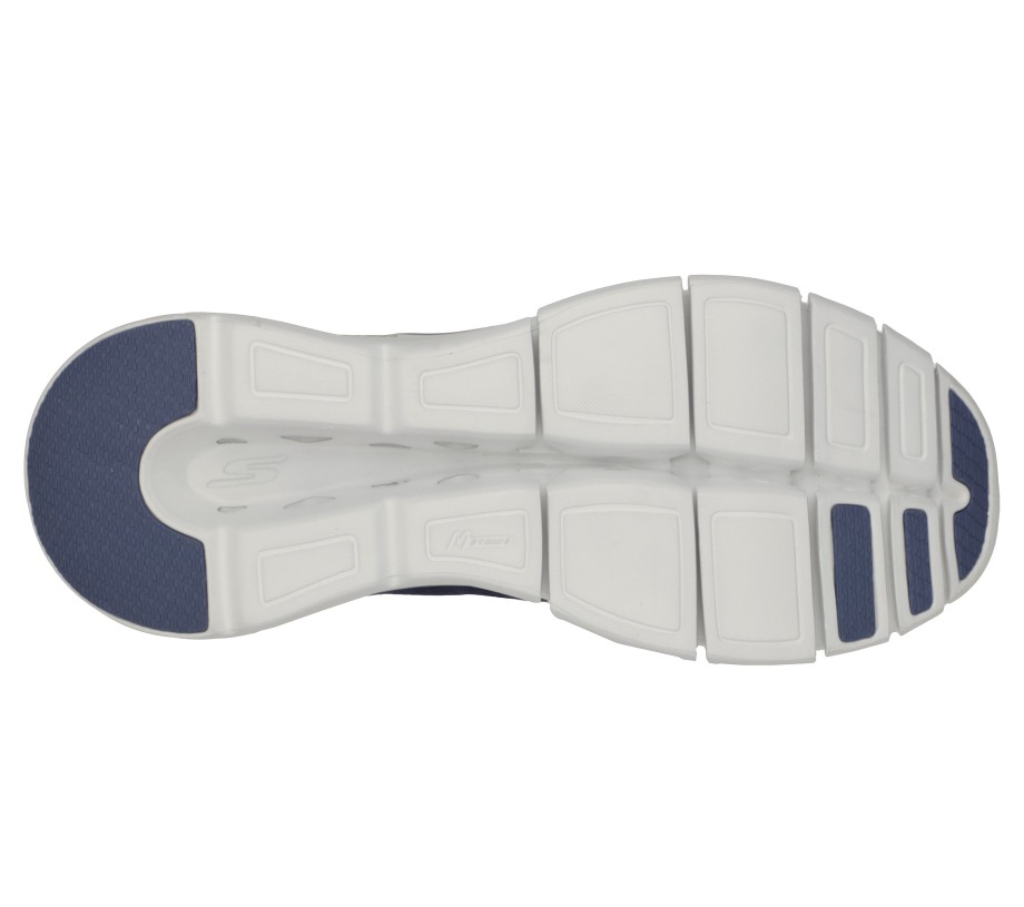 GO RUN Glide-Step Flex Skechers Navy Lime