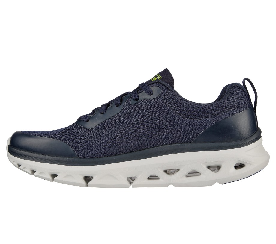GO RUN Glide-Step Flex Skechers Navy Lime