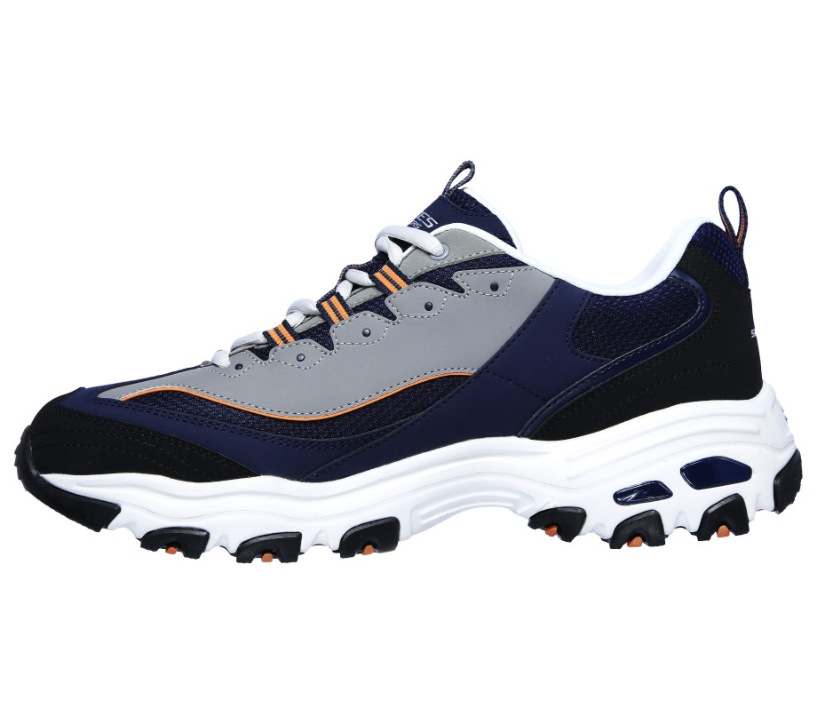 Skechers D'Lites Endless Motion Navy Orange