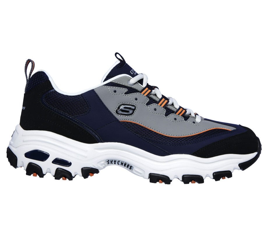 Skechers D'Lites Endless Motion Navy Orange