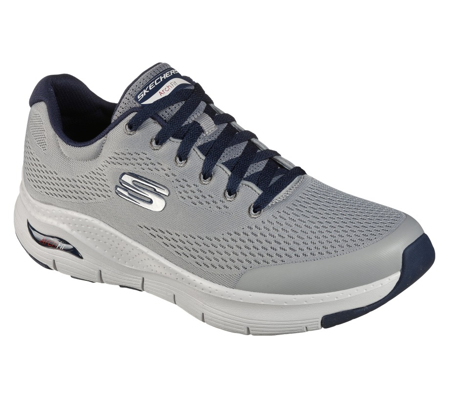 Arch Fit Gray Navy Skechers