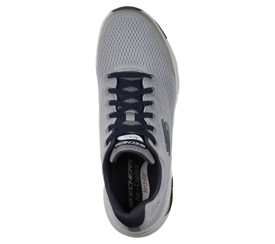 Arch Fit Gray Navy Skechers
