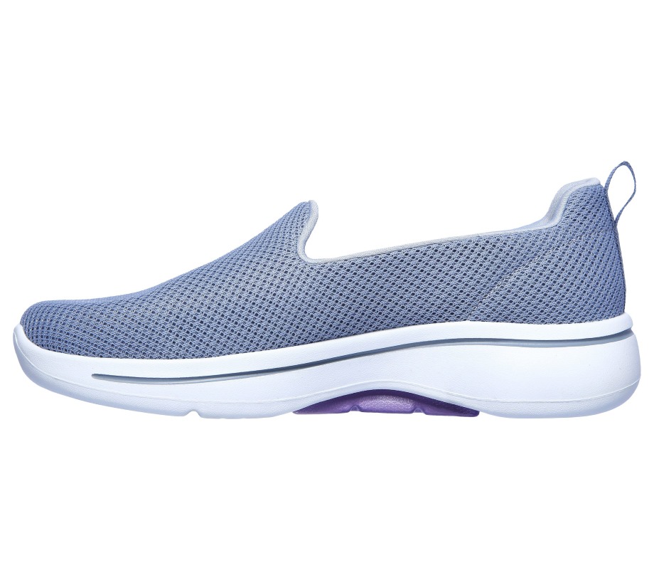 GOwalk Arch Fit Grateful Gray Lavender Skechers