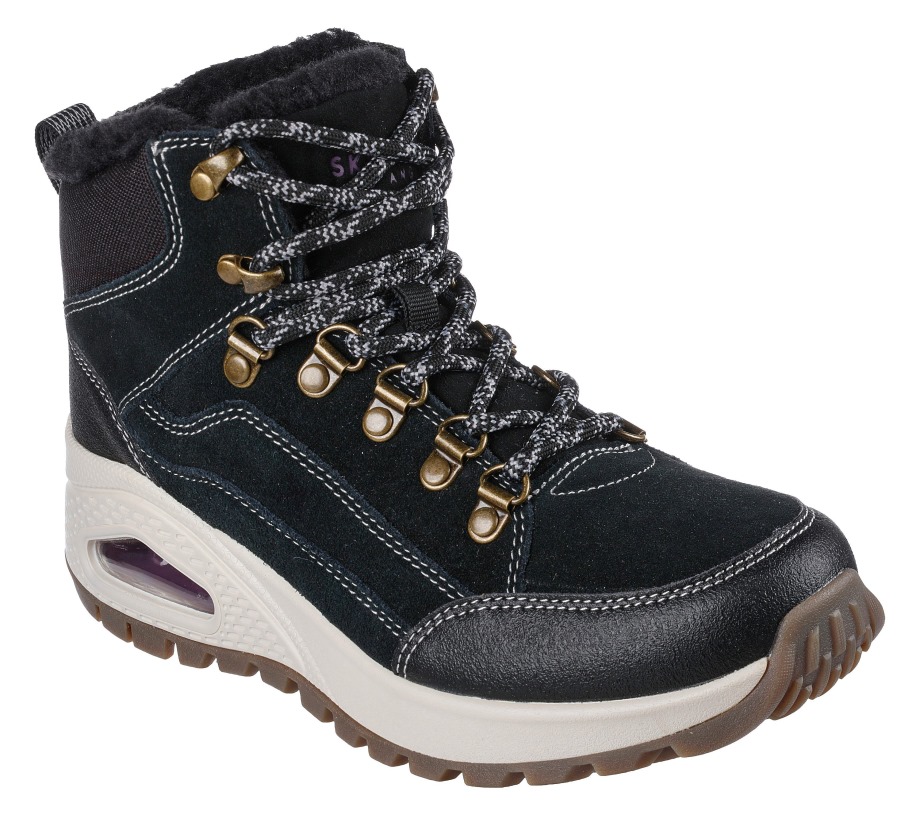 Uno Rugged Winter Feels Skechers Black