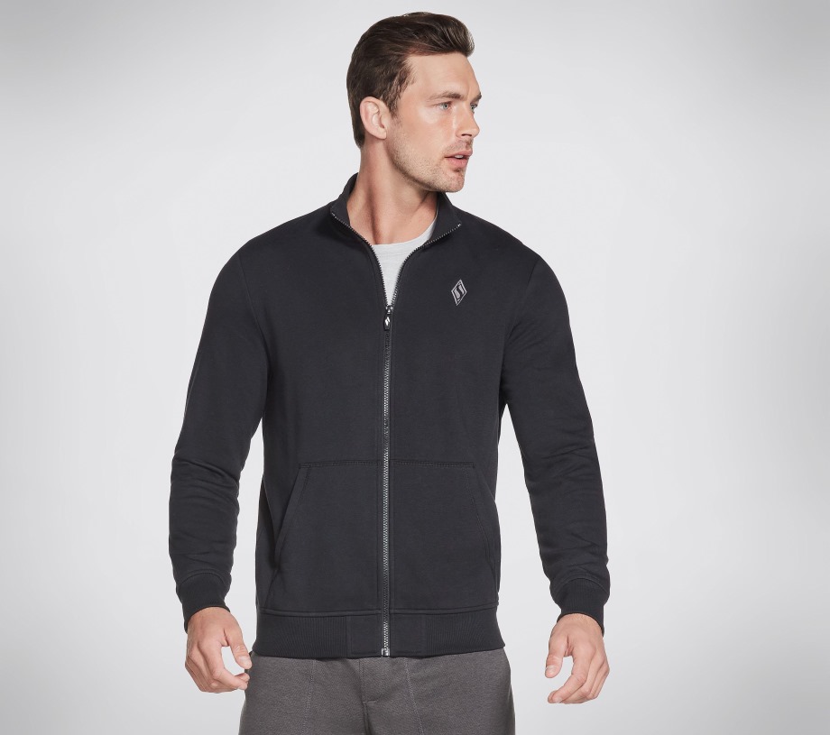 The Hoodless Hoodie GOwalk Everywhere Jacket Black Skechers