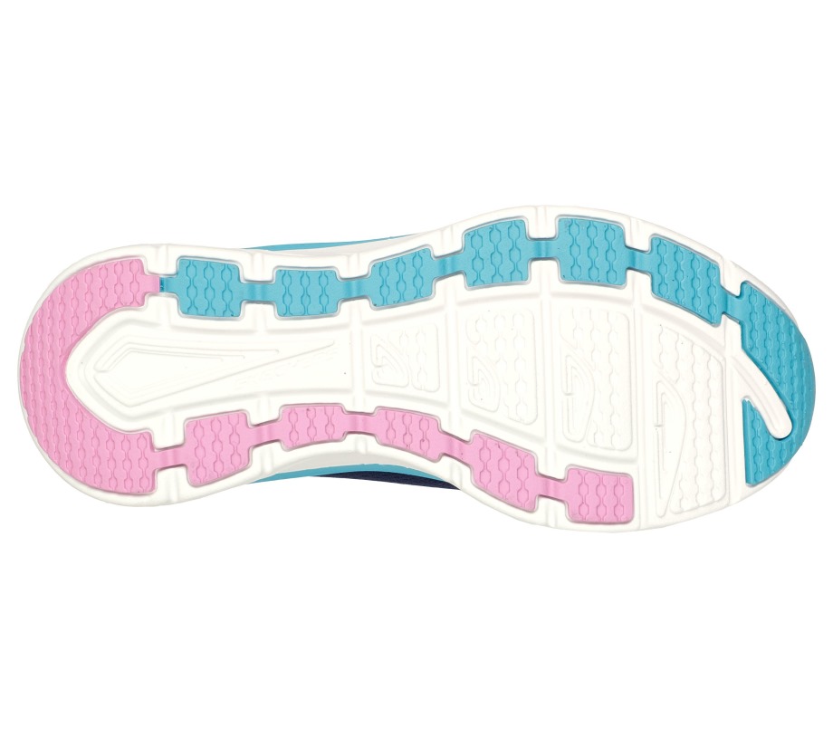 Skechers Relaxed Fit D'Lux Walker Fresh Finesse Navy Turquoise