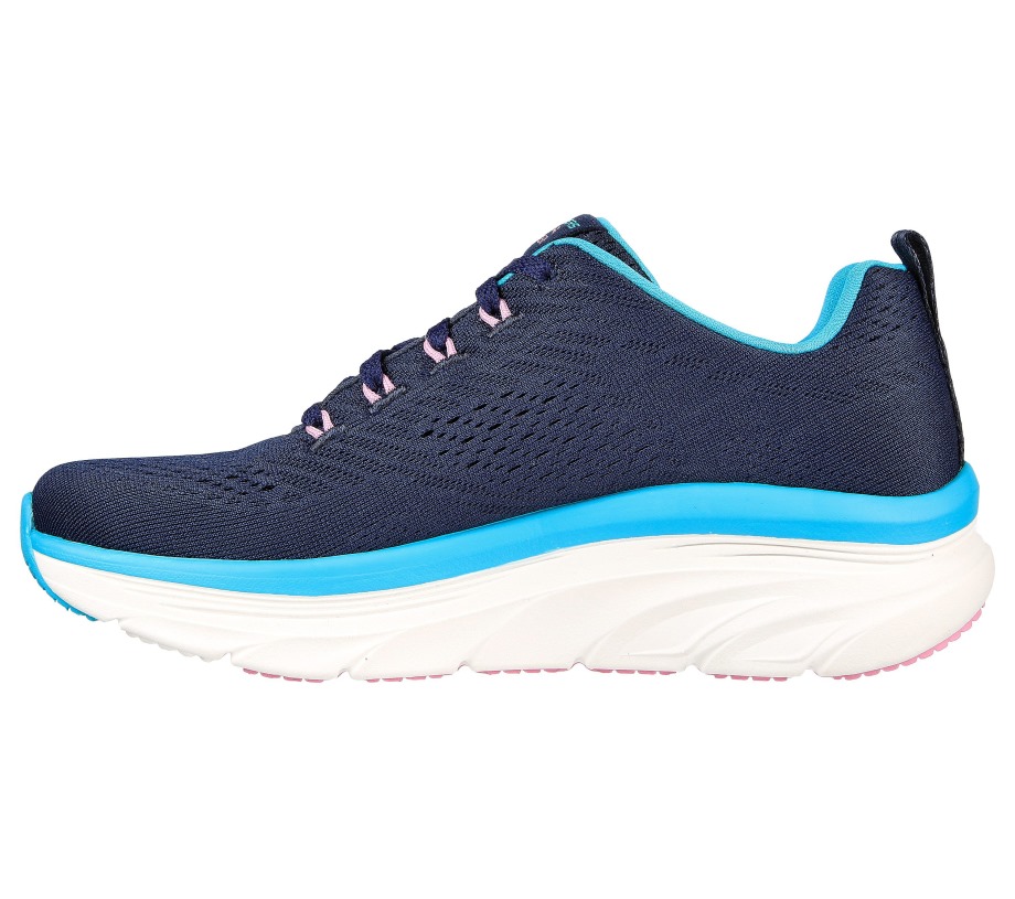 Skechers Relaxed Fit D'Lux Walker Fresh Finesse Navy Turquoise