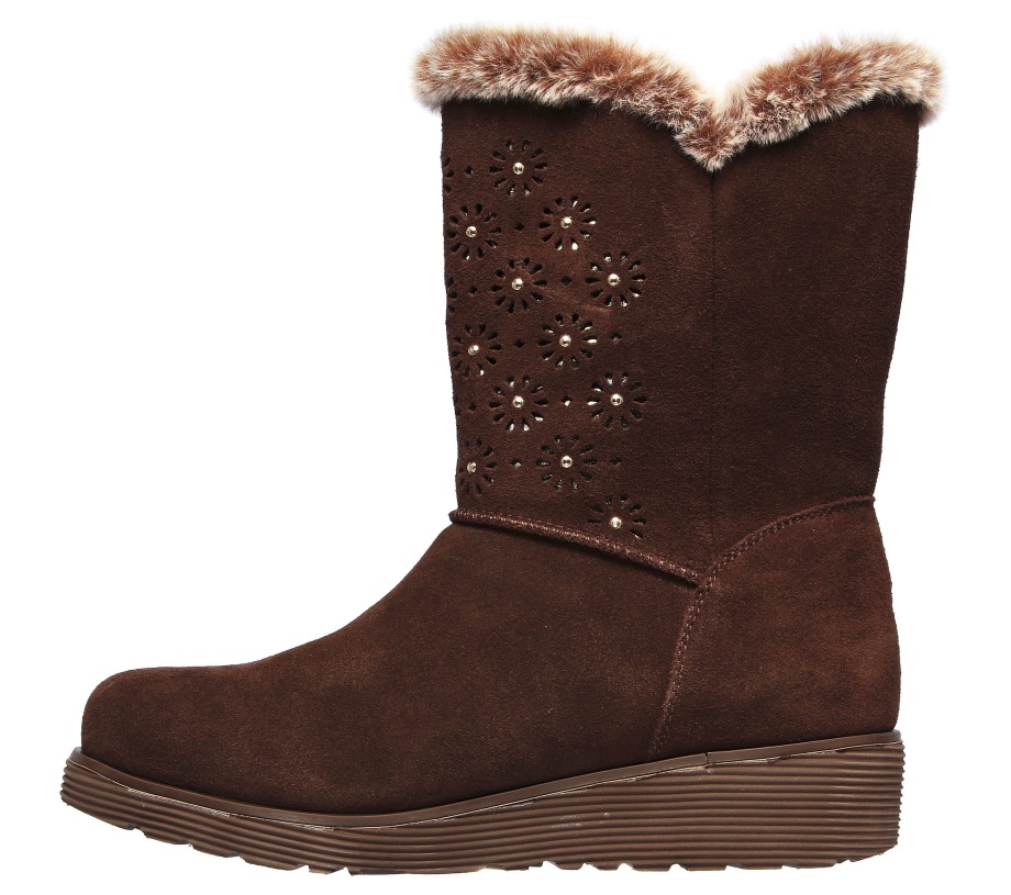Keepsakes Wedge Lovely Stud Brown Skechers