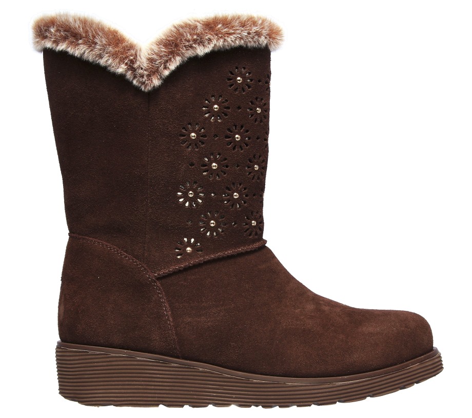 Keepsakes Wedge Lovely Stud Brown Skechers