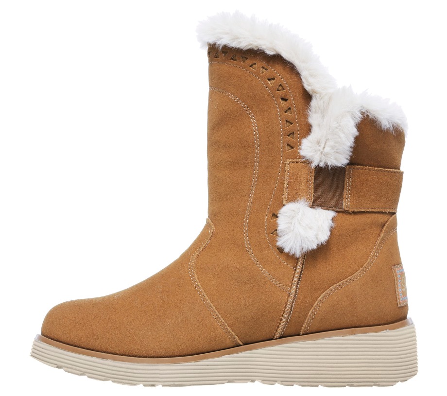 Skechers Keepsakes Wedge Cozy Peak Tan