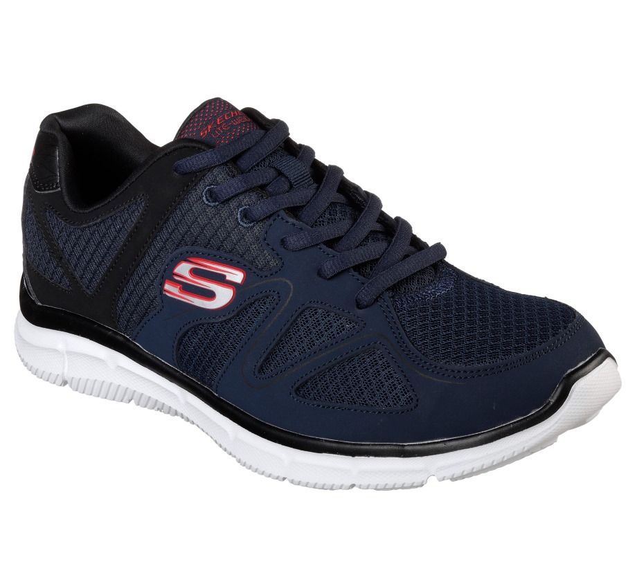 Skechers Satisfaction Flash Point Navy Black