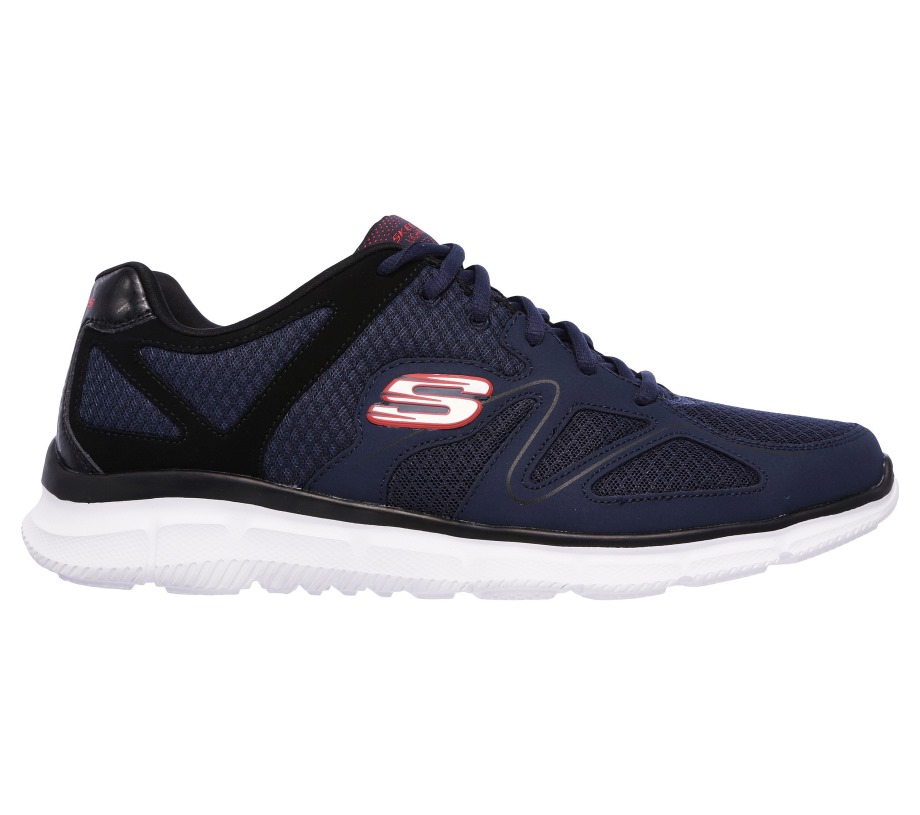 Skechers Satisfaction Flash Point Navy Black
