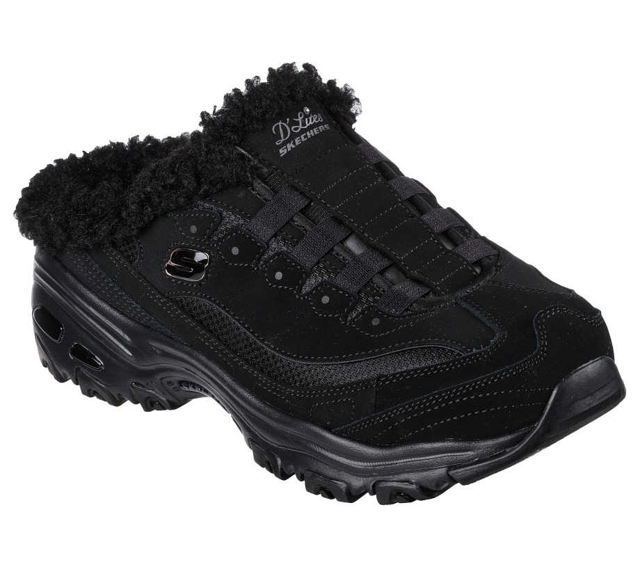 D'Lites Comfy Steps Skechers Black