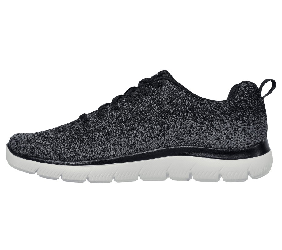 Summits Warwick Black White Skechers