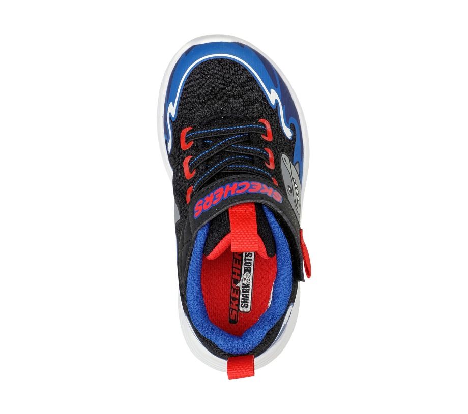 Dyna-Lite Shark-Wave Black Blue Skechers