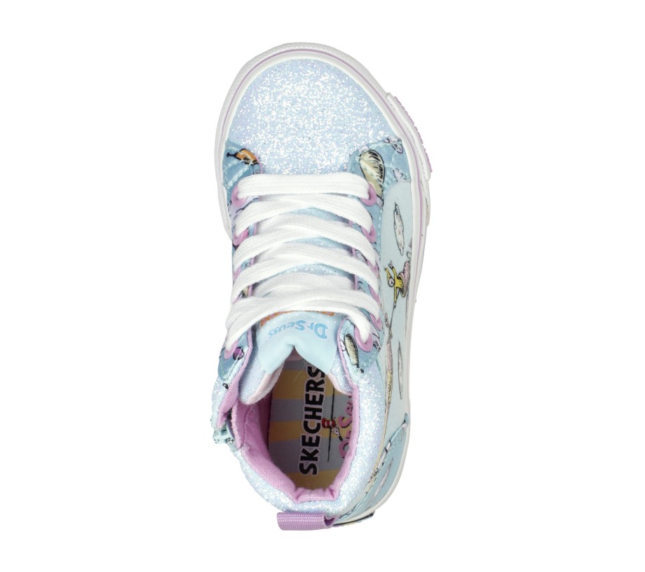 Dr. Seuss Marley Jr. Great Sights Skechers Light Blue Multi