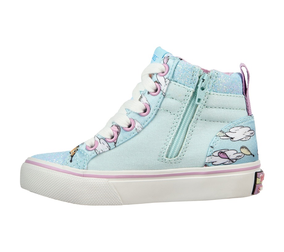 Dr. Seuss Marley Jr. Great Sights Skechers Light Blue Multi
