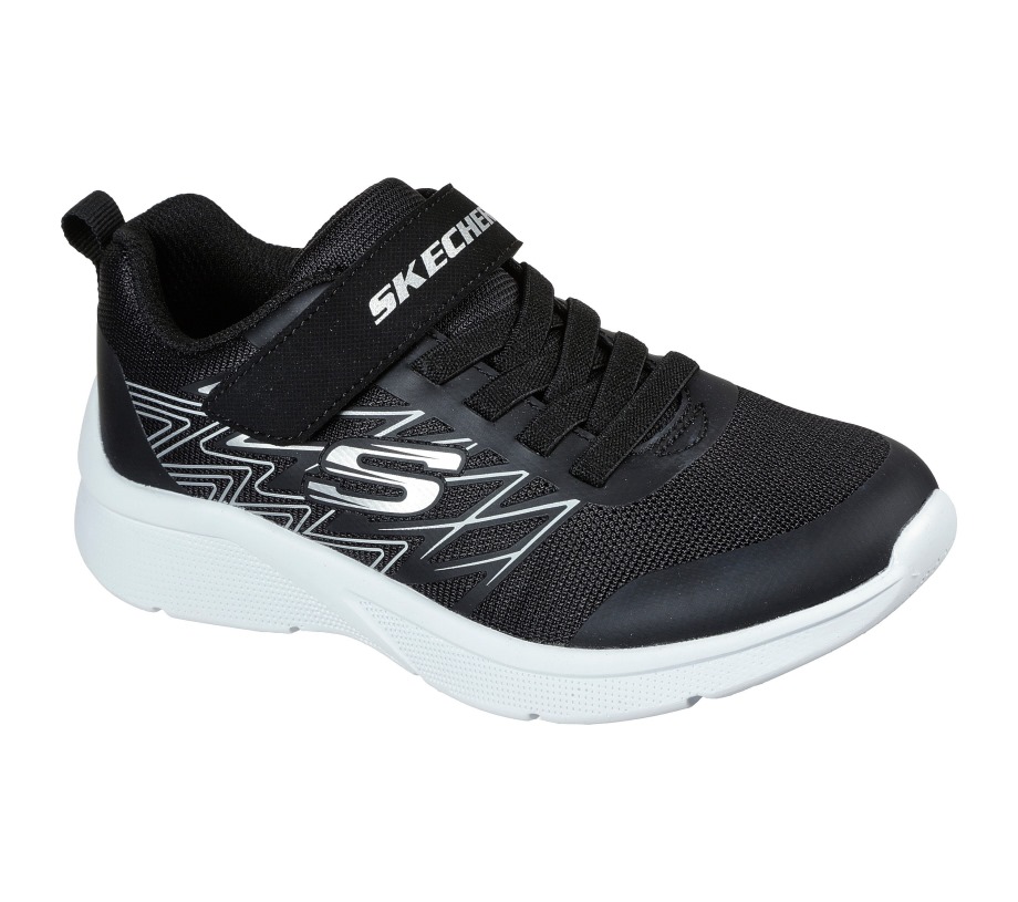 Microspec Texlor Black Silver Skechers