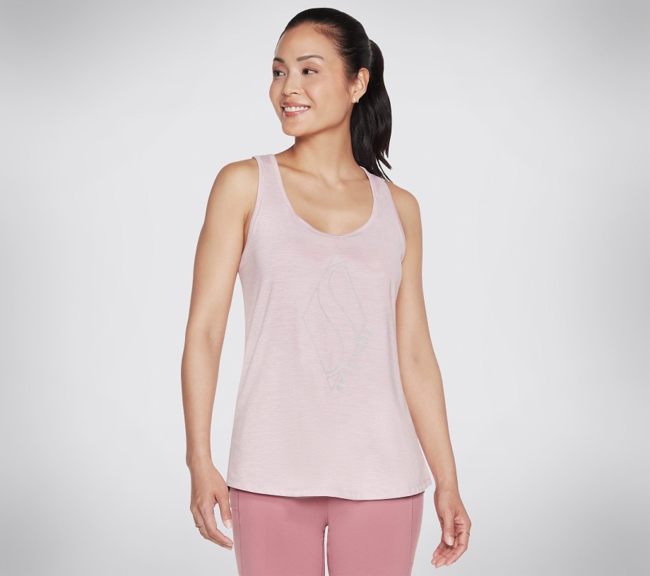 GODRI SWIFT Racerback Tank Pink Lavender Skechers
