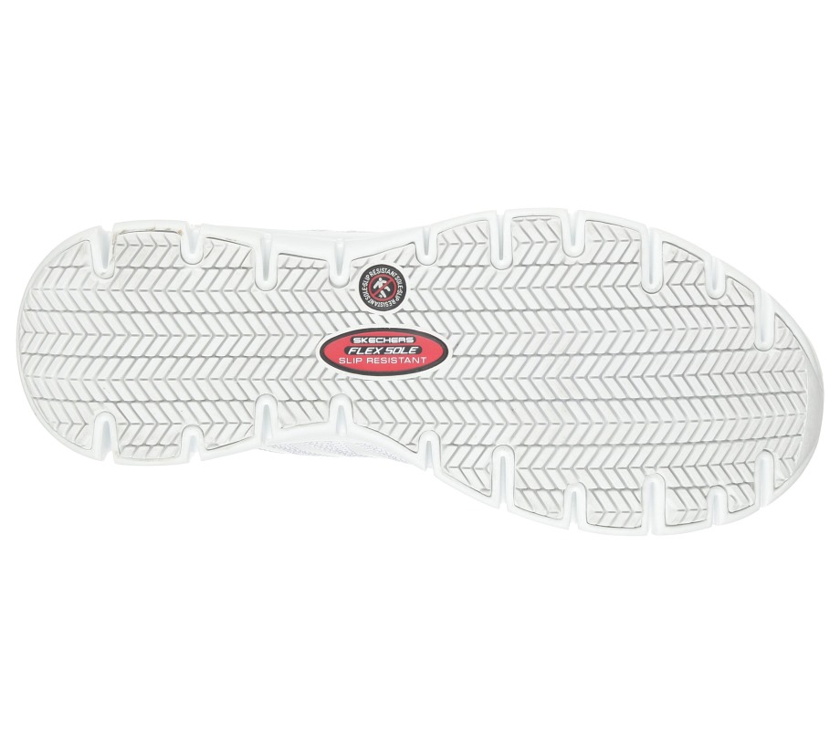 Skechers Work Relaxed Fit Sure Track Erath SR White