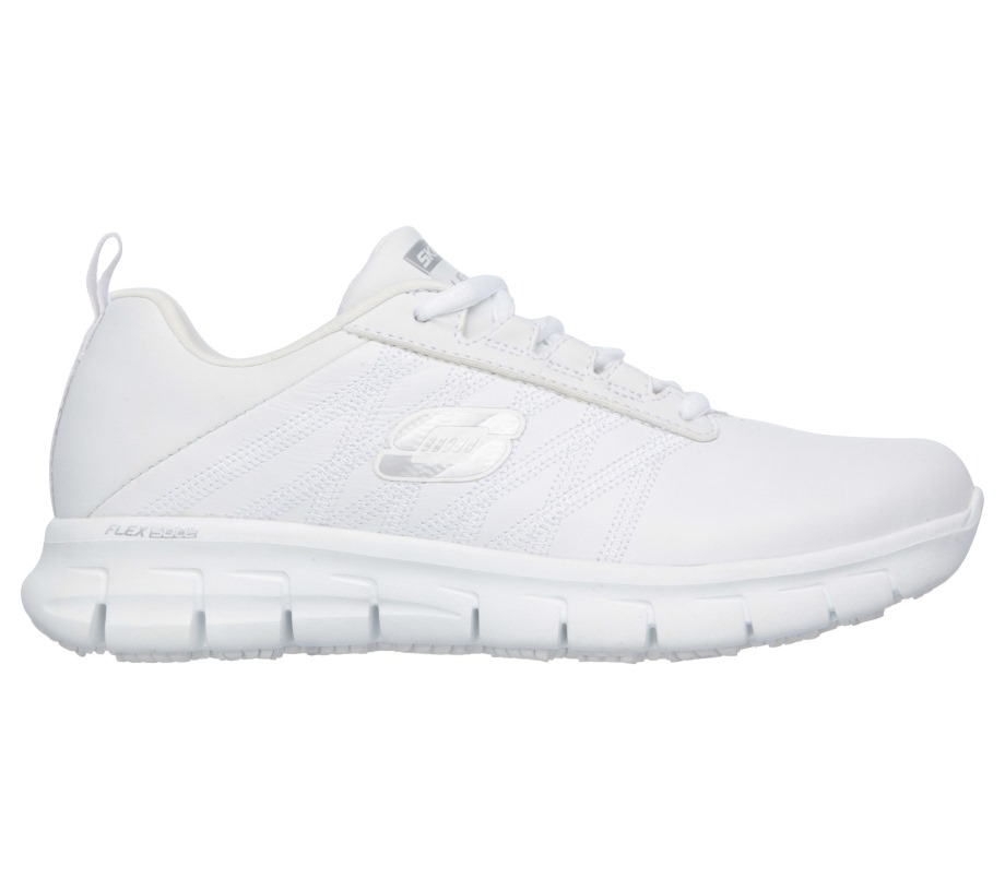 Skechers Work Relaxed Fit Sure Track Erath SR White