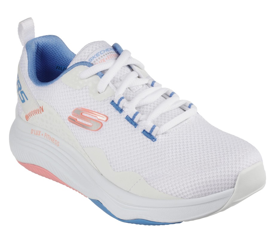 Relaxed Fit D'Lux Fitness Roam Free Skechers White Multi