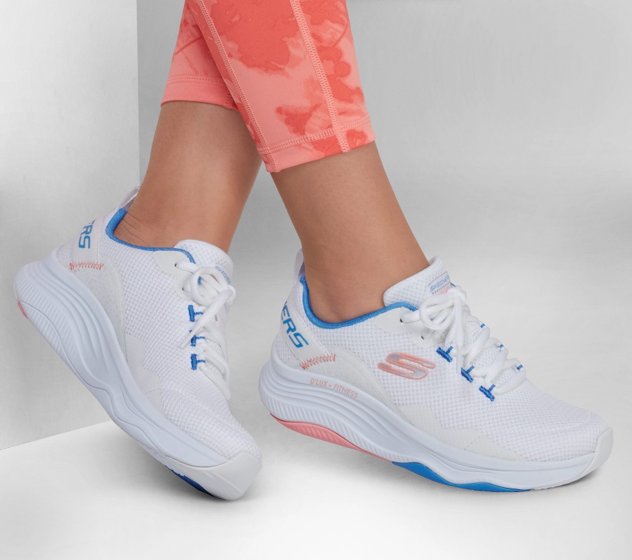 Relaxed Fit D'Lux Fitness Roam Free Skechers White Multi