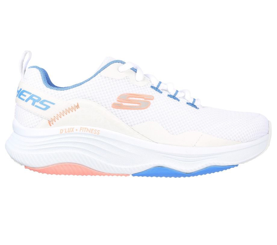 Relaxed Fit D'Lux Fitness Roam Free Skechers White Multi