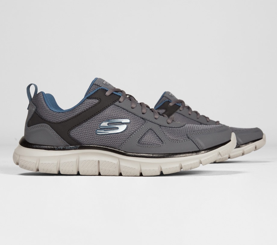 Track Skechers Gray Navy