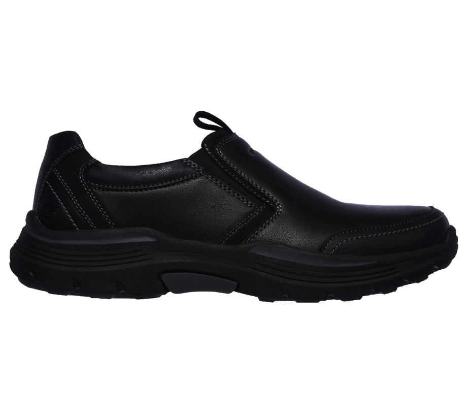 Relaxed Fit Expended Morgo Black Skechers