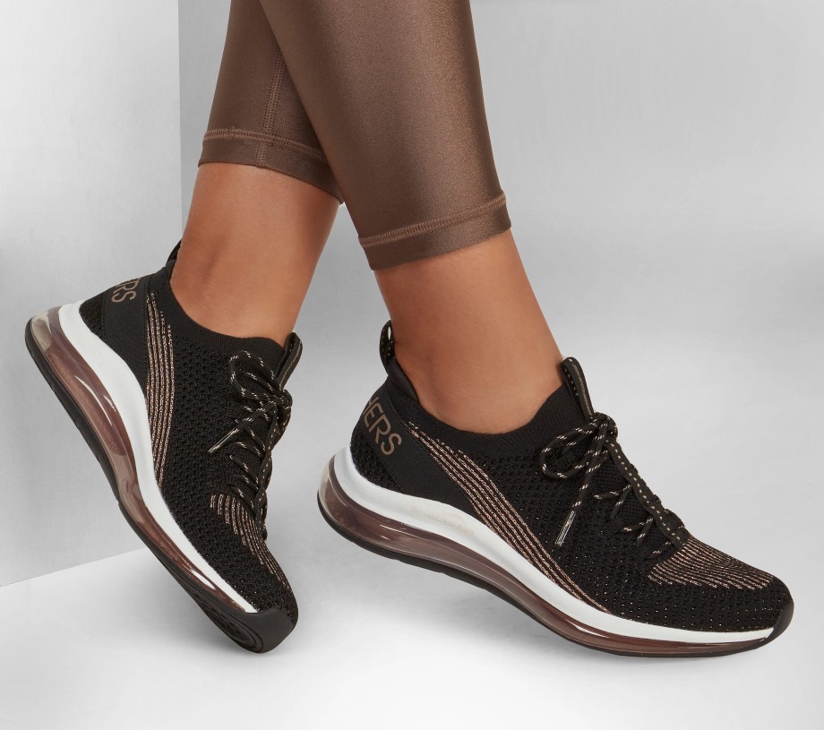 Skech-Air Element 2.0 Daring Damsel Black Rose Gold Skechers
