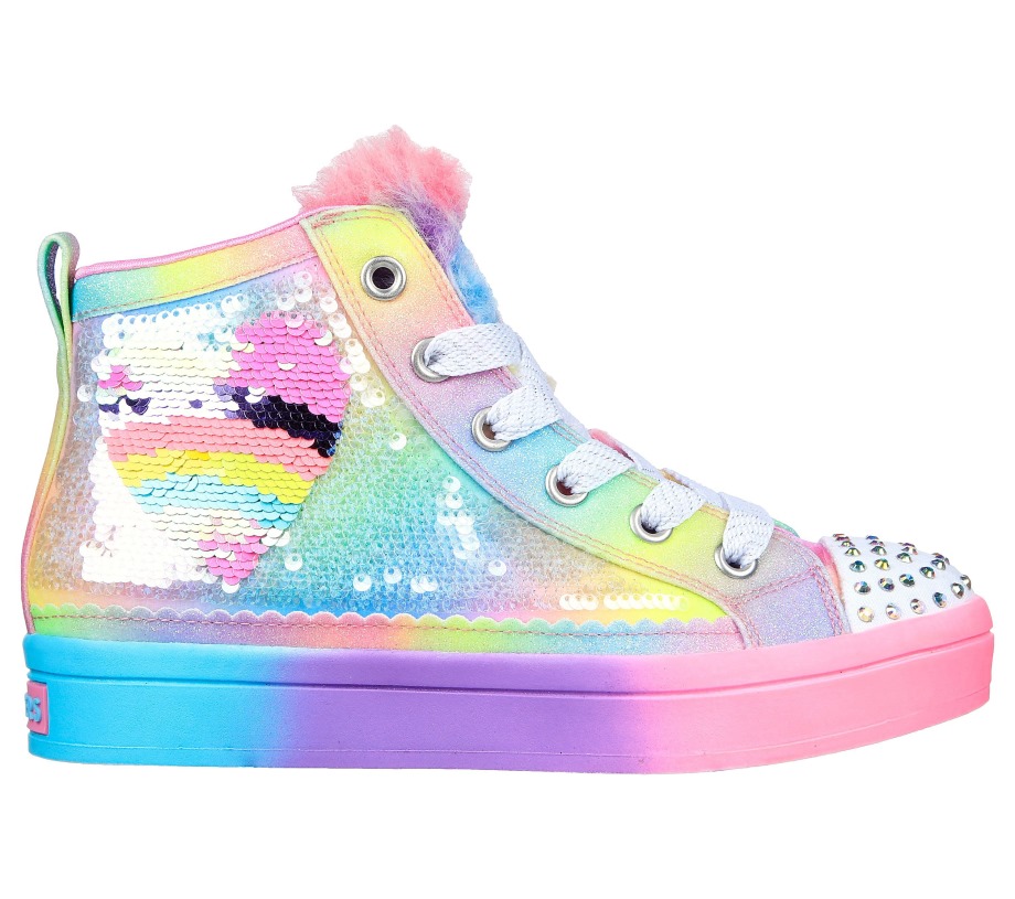 Skechers Flip Kicks Twi-Lites 2.0 Rainbow Joys Multi