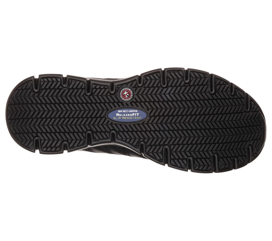 Work Relaxed Fit Sure Track Erath SR Black Skechers