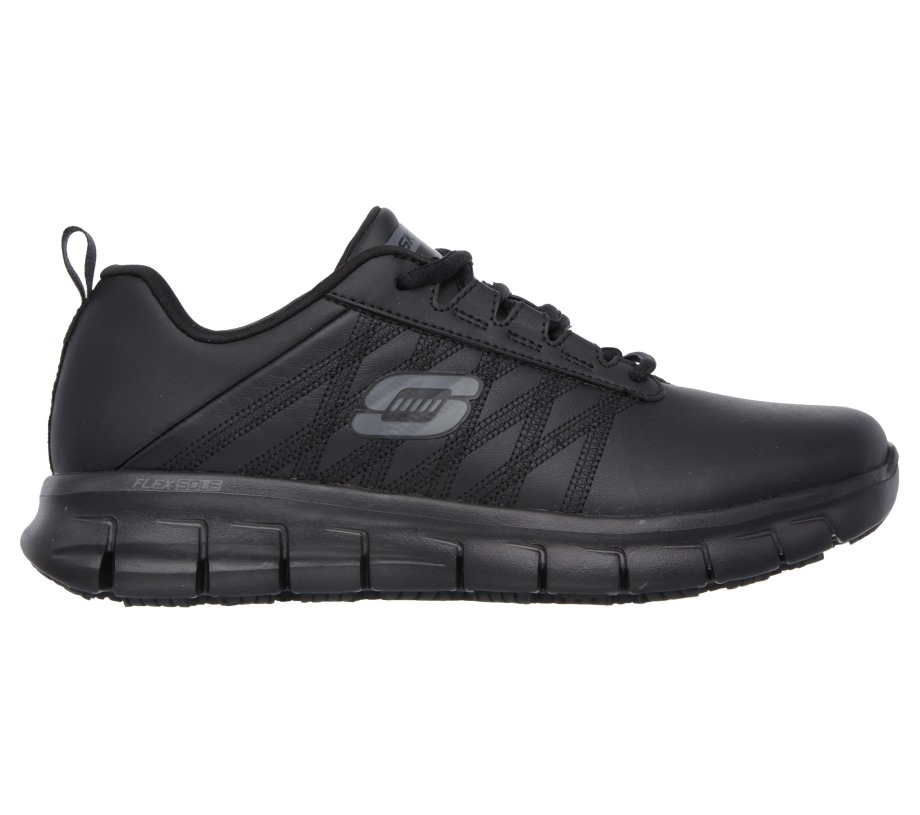 Work Relaxed Fit Sure Track Erath SR Black Skechers