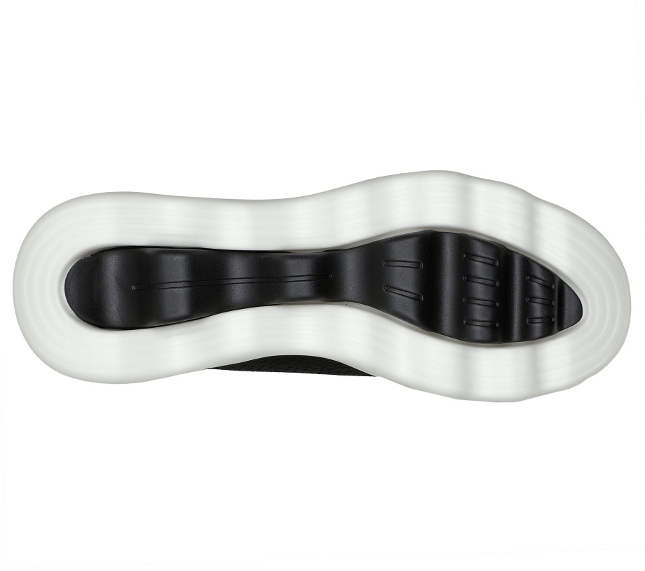 GO WALK Massage Fit Tidal Black White Skechers