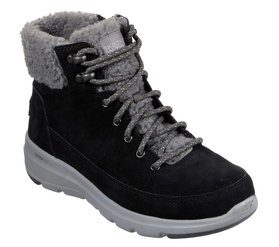 Skechers On-the-GO Glacial Ultra Woodlands Black Gray