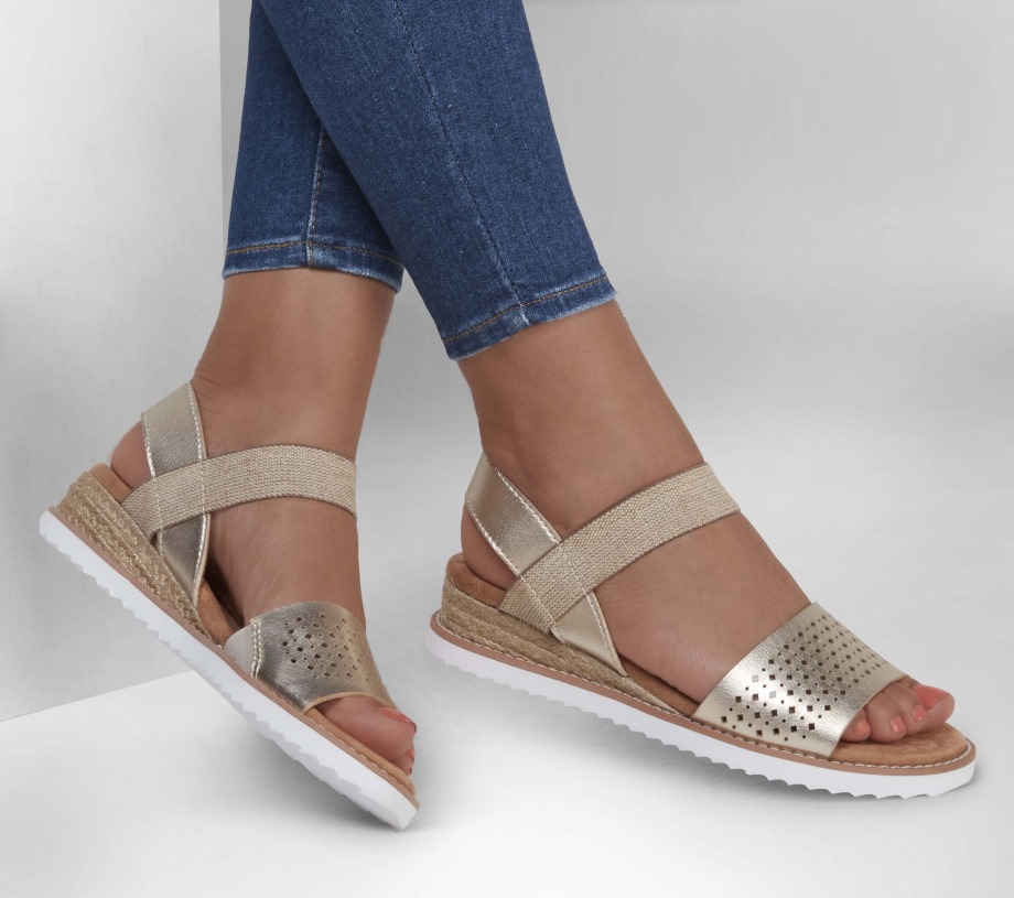 BOBS Desert Kiss Glam Shine Champagne Skechers