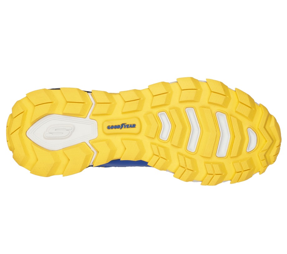 Max Protect Fast Track Blue Yellow Skechers