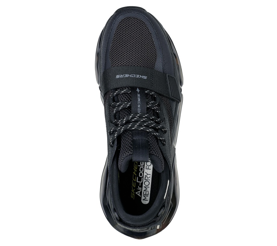 Air Cushioning Mega Black Skechers