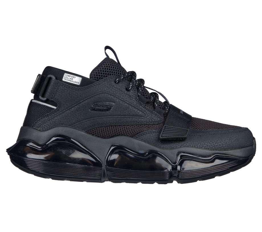 Air Cushioning Mega Black Skechers