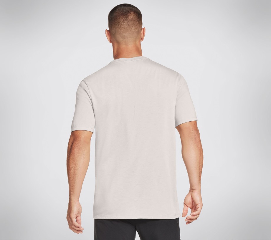 Apparel DRI-RELEASE SKX Tee Shirt Light Gray Skechers