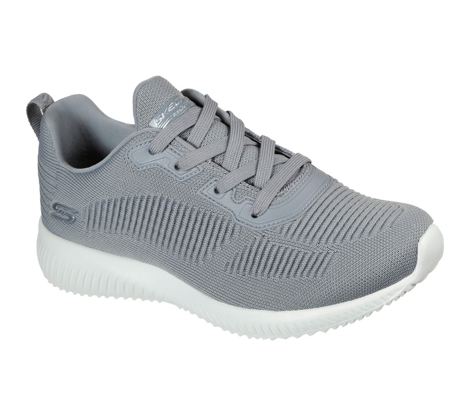 BOBS Sport Squad Tough Talk Gray Skechers