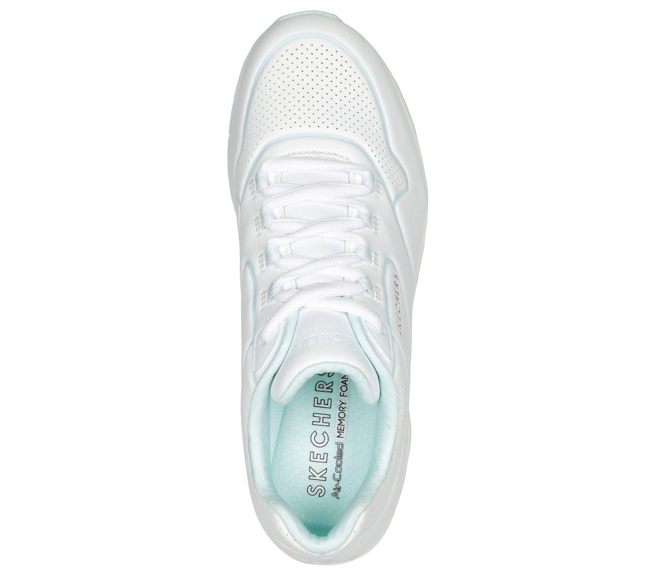 Skechers Uno 2 Air Feels White Light Blue