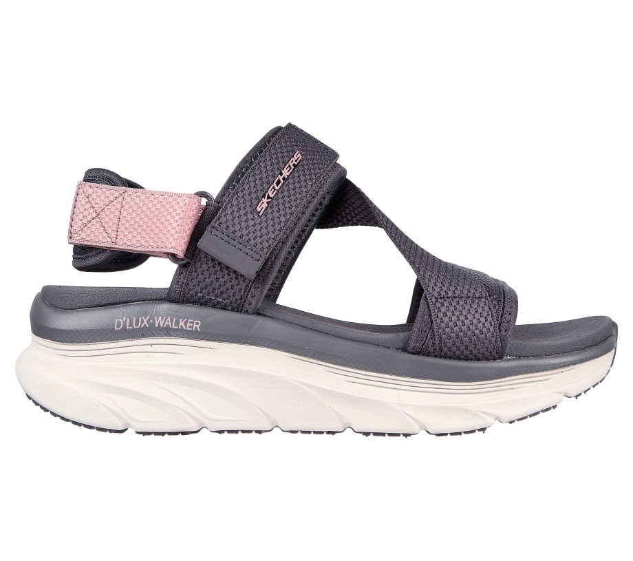 Skechers Relaxed Fit D'Lux Walker Kind Mind Gray Purple