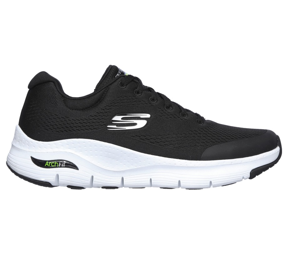 Arch Fit Skechers Black White