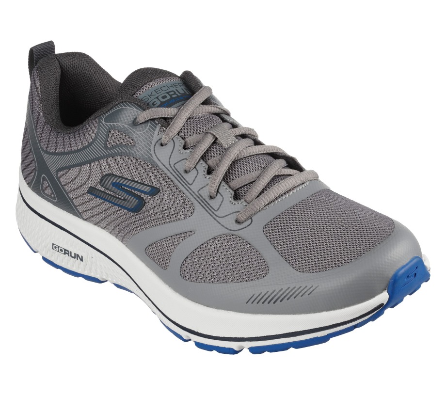 GOrun Consistent Fleet Rush Gray Blue Skechers