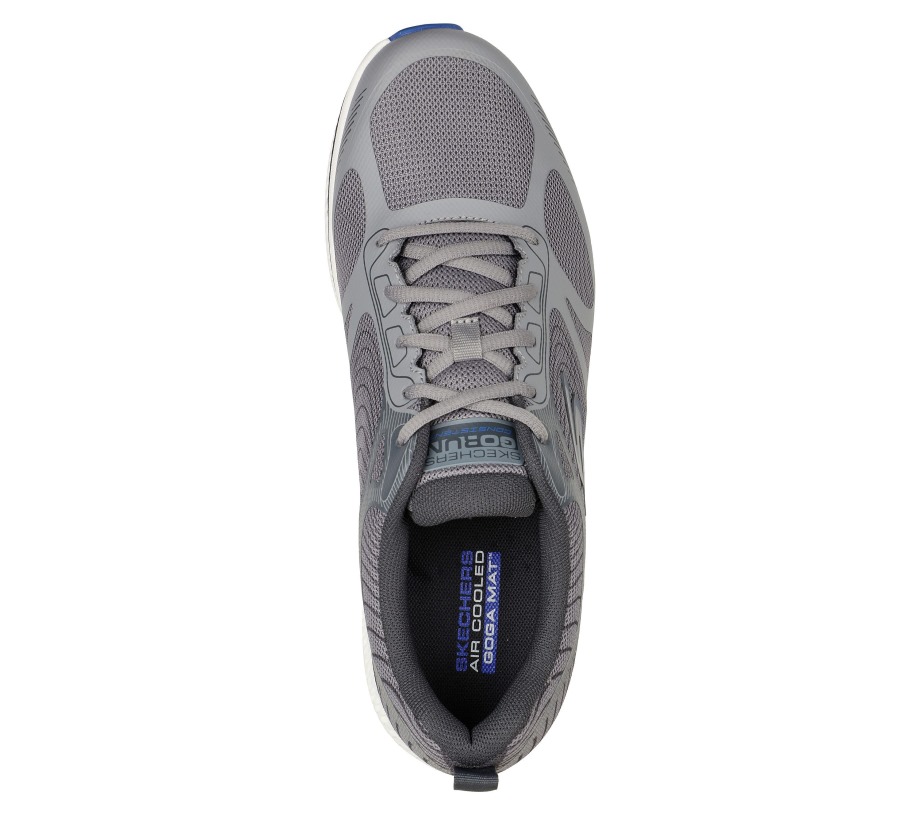 GOrun Consistent Fleet Rush Gray Blue Skechers